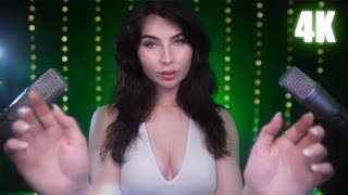 ASMR ♡ Hypnotic Echoed Whispers Mouth Sounds amp Visuals Delay4K [upl. by Ethan]