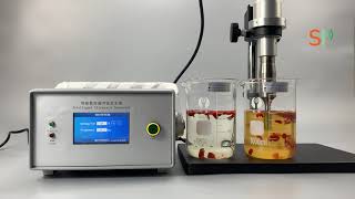 High quality ultrasonic homogenizer for herbs extraction [upl. by Nestor529]