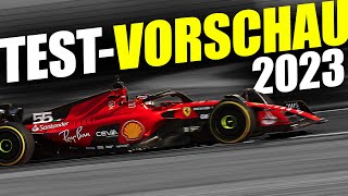 Formel 1 2023 Alles zum einzigen Test mit den neuen F1Autos  Vorschau [upl. by Aroled761]