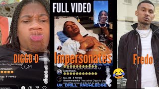 Violation Digga D cgm Fredo Impression Full Video‼️ [upl. by Qooraf]