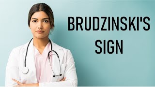 Brudzinskis Sign  Meningeal stretch test [upl. by Ainos665]