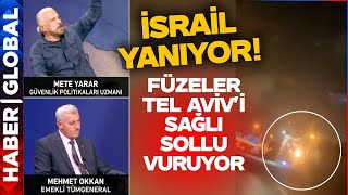 Tel Aviv Yanıyor İsraili Vuran Bir Füze Böyle Görüntülendi Demir Kubbeyi Deldi Geçti [upl. by Nylzaj]