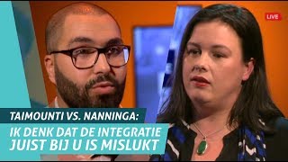 Mourad Taimounti DENK Amsterdam vs Annabel Nanninga FvD [upl. by Dorahs702]