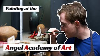 Learning painting at Angel Academy of Art  Part 3 [upl. by Osher]