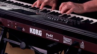 Korg Pa4X Arranger Workstation Keyboard  Performance with Steve McNally [upl. by Kenric]