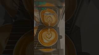 【独学バリスタのラテアート録】〜992杯目〜Selftaught barista latteart992shortsoscarラテアートbarist [upl. by Catherina392]