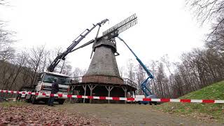 Unsere Windmühle zieht um  in Windeseile [upl. by Bogoch]