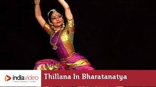 Thillana In Bharatanatyam By Savitha Sastry  India Video [upl. by Trinetta]