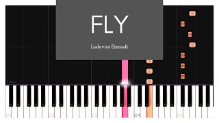 Ludovico Einaudi  Fly The Intouchables  Piano Tutorial [upl. by Karlan]