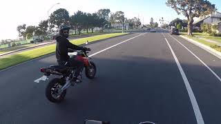 Aprilia Dorsoduro 750 wheelies [upl. by Eanad]