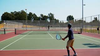 Court Level Tennis Practice ASMR with Furi Sport Arma Pro 98 racquet 🎾 4K [upl. by Yesnik]