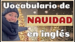 Vocabulario de NAVIDAD 🎄 en INGLÉS palabras y expresiones básicas ☃ [upl. by Oren]