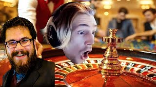 MisterMV parle des casinos sur Twitch avec xQc en fond [upl. by Aleemaj]