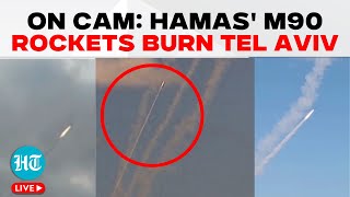 LIVE  Hamas M90 Rocket Barrage Hits Tel Aviv on October 7 Anniversary  Israel  IDF  Gaza War [upl. by Whitford]