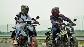 PULSAR NS400 VS KTM DUKE 390  DRAG RACE [upl. by Annid]