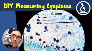 🔬 Microscope hack DIY Eyepiece Reticle  Amateur Microscopy [upl. by Atilahs]