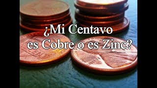 s ¿La Moneda Lincoln es de COBRE o es de ZINC [upl. by Ball]