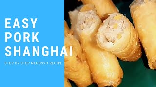 ulamfortheday negosyoidea partyhandaidea Negosyo recipe pork shanghai  lumpiang shanghai [upl. by Lennox]