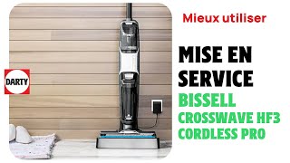 Mise en service de laspirateur laveur BISSELL CrossWave HF3 [upl. by Brittni]