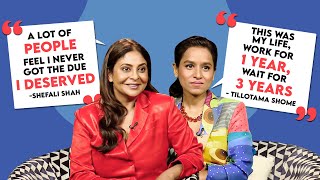 Shefali Shah amp Tillotama Shome on facing discrimination being judged on looks amp Delhi Crime 2 [upl. by Cawley]