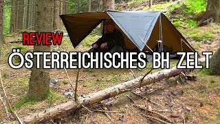 Das Österreichische Bundesheer Zelt für mich die Beste Alternative zur BW Dackelgarage oder Tarp [upl. by Suolevram]