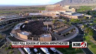 Tickets on sale for Sandia Amphitheater concerts [upl. by Elades431]