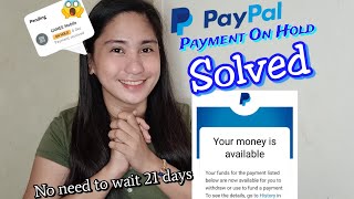 PAYPAL MONEY ON HOLD How To Solve Pending Balance Problem I Euanne Hyuna [upl. by Mighell885]