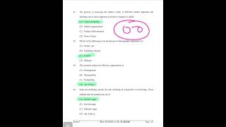 CSJMU  Marketing Theories amp Practices  PYQs  BBA2nd  Part2 [upl. by Brit863]