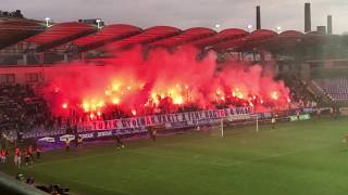 Újpest  FTC  szurkolás  20180331 [upl. by Turoff]