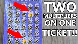 BIG WIN TWO MULTIPLIERS FOUND30 quotMEGA CASHquot LOTTERY TICKET SCRATCH OFF [upl. by Pax]