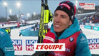 Fillon Maillet «Javais à cur de réussir»  Biathlon  Mondiaux [upl. by Nauq551]