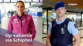 Vliegen via Schiphol in de vakantie [upl. by Devan]