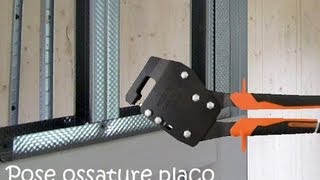 Pose placo ossature lay a frame for plasterboard part 1 [upl. by Merill737]