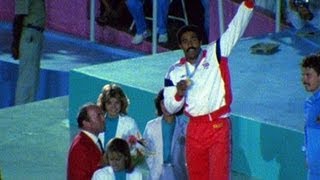 Daley Thompson Wins Second Decathlon Gold  Los Angeles 1984 Olympics [upl. by Myrvyn]