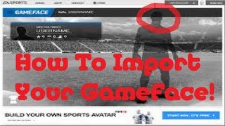 NCAA Football 14  How To Import Your GameFace quotFace Offquot AchievementTrophy [upl. by Anayet862]