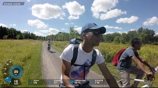 Randonnée Vélo  Cycling  Parc des Iles de Boucherville Montreal Québec Canada [upl. by Claudian]