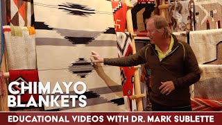 Chimayo Blankets  Vintage New Mexico textiles explained by Dr Mark Sublette  Medicine Man Gallery [upl. by Enigroeg956]