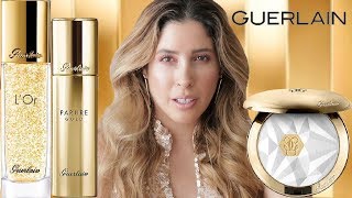 NEW GUERLAIN PARURE GOLD FOUNDATION amp SETTING POWDER  Review 12 Hours Wear Test Full Face [upl. by Anahsahs]