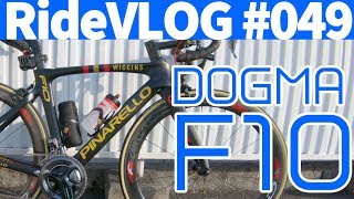 4KPinarello DOGMA F10をチェック！重量は？ Team WIGGINS 2018 RideVLOG049 [upl. by Lord966]