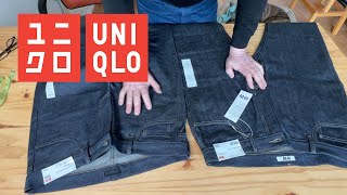 UNIQLO SELVEDGE  REGULAR vs SLIM FIT  Side by Side Review [upl. by Addis590]