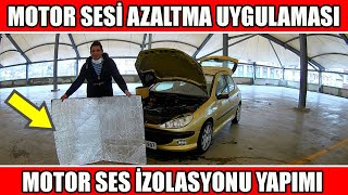 Benzinli ve Dizel Motor Sesi Nasıl Azaltılır Motor Ses İzolasyonu Yaparak Motor Sesi Azaltma [upl. by Lucania]