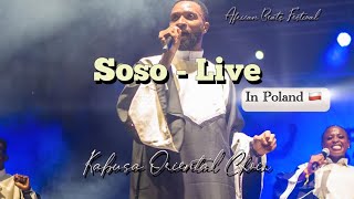 Soso Choir Version Live in Poland 🇵🇱 [upl. by Ruosnam]