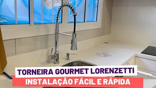 COMO INSTALAR TORNEIRA GOURMET MONOCOMANDO LORENZETTI [upl. by Kean]