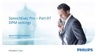 How to configure the Digital Pocket Memo 8500 in Philips SpeechExec Pro [upl. by Yemrots]