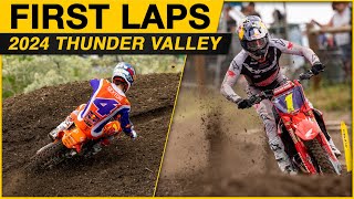 First Laps  2024 Thunder Valley Motocross [upl. by Einned]