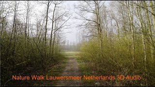 Virtual Nature Walk 3D Sound Lauwersmeer De Pomp Netherlands Quarantine Slow TV [upl. by Ecnarrot]