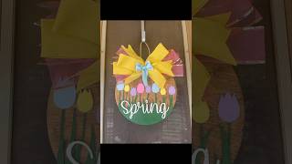 Spring Door Hanger Ideas DIY Spring Decor [upl. by Audrey578]