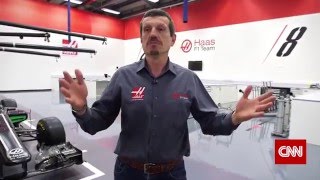 CNN Internationals The Circuit Tours Haas F1 Team Banbury Facility [upl. by Silvestro]