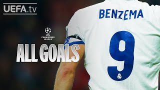 KARIM BENZEMA ALL UCL GOALS [upl. by Vincenz941]