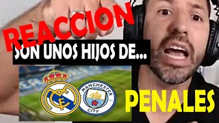 KUN AGUERO quotENOJADOquot REACCION PENALES REAL MADRID vs CITY [upl. by Bibeau]